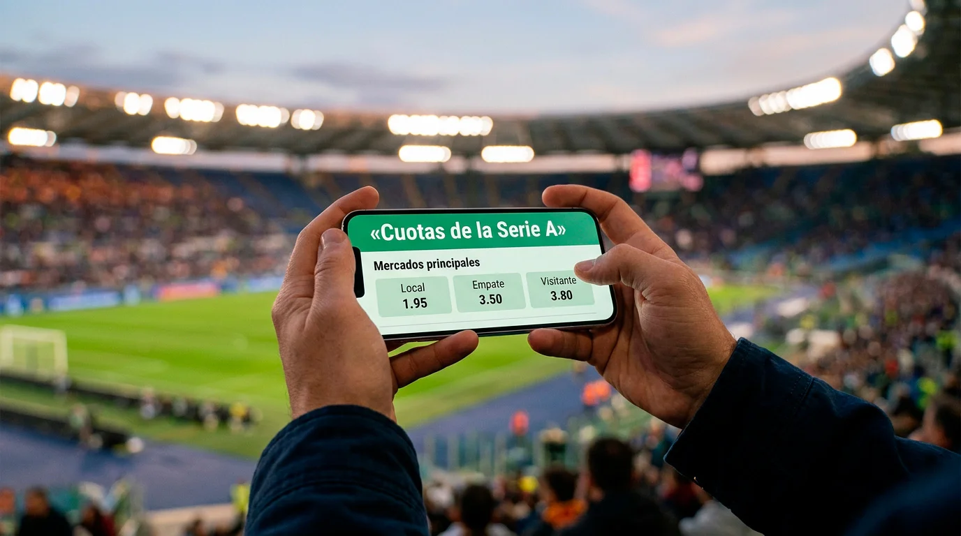 Cuotas de la Serie A italiana y comparación de mercados de apuestas